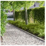 vidaXL Ograda oko Travnjaka 10 kom. 103 x 10 cm Čelik Srebrna - Nehrđajući čelik 10 10 cm | shoptok.hr