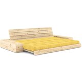 Karup Design Žuta sklopiva sofa od samta 244 cm Base – | shoptok.hr
