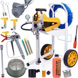 Rosfix Tornado RT2 UltraSpray Cart Brizgalna Naprava – 1030 W, 22 MPa | Pištola z Zaščito, Šobi 517/519, Brizgalna Cev 10 m, KN95, (5000356532) u