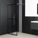 Furnova Steklena pregrada za tuš prozorno kaljeno steklo 140x195 cm, (21917967) | Shoptok.si