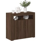  Komoda s LED svjetlima boja dimljenog hrasta 80 x 35 x 75 cm | Eponuda.ba