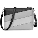 Vuch Coalie Striped Black Handbag | shoptok.hr