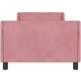  Otroški posteljni okvir z vznožjem Roza 80 x 200 cm Žamet, (5000104618) | Shoptok.si