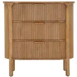 Komoda iz masivne jelke v naravni barvi 80,5x82x47 cm Gothenburg –