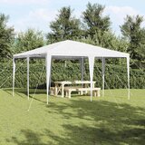 Šator za zabave Bijelo 400 x 400 x 266 cm Polietilen i čelik | shoptok.hr