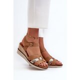 EVENTO Women's Wedge Sandals with Woven Detail Brown Starlenna | ePonuda.com