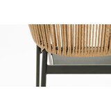 Amatio STOL aluminij naravne barve, črna | Shoptok.si