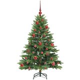 vidaXL Umestno božično drevo med 150 LED Zelena 150 cm PE in PVC | Shoptok.si