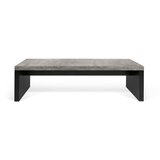 TemaHome Črno-siva klop iz betona Detroit, 140 x 43 cm | Shoptok.si