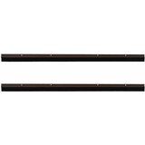  Držač četke za vrata 2 pcs Smeđa 100 cm Aluminijski legura | shoptok.hr