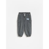 Reserved Jogger hlače s cargo džepovima - tamnosivo Cijene