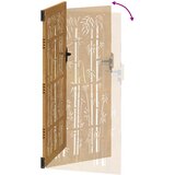  Vrtna vrata 100x200 cm Corten čelik dizajn od bambusa | shoptok.hr