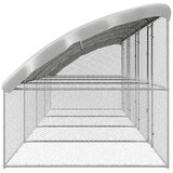  Kavez za piliće 4 pcs Srebrno 800 x 200 x 200 cm Cinkani čelik | shoptok.hr