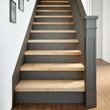 vidaXL Podloge za stopnice 12 kosov 80x25x2 cm trdna hrastovina Cene