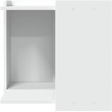  Kutija za mačji pijesak bijela 53x53x51 cm konstruirano drvo | Eponuda.com