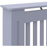 vidaXL Pokrov radiatorja 2 pcs Siva 112x19x81.5cm Ivernaplošča | Shoptok.si