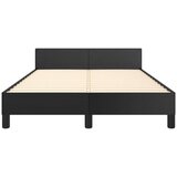  Okvir kreveta s uzglavljem crni 120 x 190 cm od umjetne kože | shoptok.hr