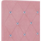  Krevetna konstrukcija Ružičasta 90x200 cm Baršun | shoptok.hr