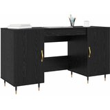  Stol s policom Crni hrast 140 x 50 x 75 cm Konstruirano drvo | Eponuda.com