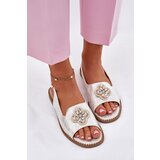 S. BARSKI Ladies Sandals On Flat Heel With Decorative Detail S.Barski Cijene