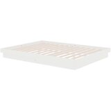  Posteljni okvir bel iz trdnega lesa 150x200 cm 5FT, (20643859) | Shoptok.si