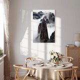  Slika - High Mountains in Mist (1-part) - Landscape of Clouds Amid Rocks 20x30 Standard | shoptok.hr