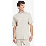 Adidas Pamučna majica Essential boja: bež, bez uzorka, JD1779 | shoptok.hr
