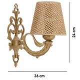 Opviq zidna lampa lily hazeran natural gold | ePonuda.com