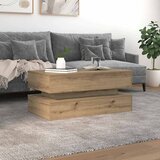  Stolić za kavu s LED svjetlima boja hrasta artisan 90x50x40 cm | Eponuda.ba