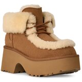 Ugg Gležnarji iz semiša Esmee Lace Up rjava barva, 1171532.CHE | Shoptok.si