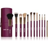 Zoë Ayla 12 Piece Makeup Brush Set Dark Plum set kistova u torbici Cijene