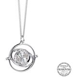 HARRY POTTER Ogrlica Time Turner sa Swarovski kristalima, lančić 46 cm Slike