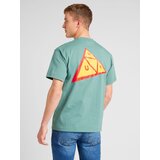 Huf Majica 'Skewed TT' rumena / žad / oranžno rdeča | Shoptok.si