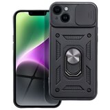 futrola hard protect sa prstenom (slide armor) za iphone 15 pro max (6.7) crna Cene