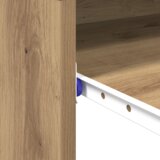 vidaXL Stol za računalo Umjetnički hrast Konstruirano drvo Standard | shoptok.hr