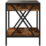  Noćni ormarić s beskonačnim LED boja hrasta 40x40x49 cm | shoptok.hr