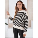 DStreet Damski sweter w paski ELVARA beżowy | Shoptok.si