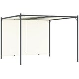 vidaXL pergola s podesivim krovom krem bijela 3 x 3 m čelična Cijene