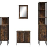 vidaXL 4-dijelni set kupaonskog namještaja boja hrasta drveni | shoptok.hr