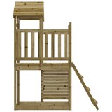  Igralna stolpnica Rjava Trdna impregnirana les - - Rjava - 34.4 - 110,5 x 52,5 x 214 cm - 2025- | Shoptok.si