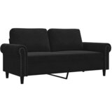  Dvosjed crni 140 cm baršunasti | shoptok.hr