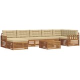  Set vanjskih sofa 8 kom. Prirodna i bež | shoptok.hr