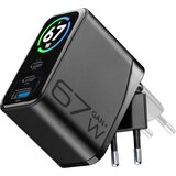 Cellular Line kućni punjač, GAN+, Powerview IQ, 2x UCB-C/USB-A, Kabel C-C, 67W Cijene