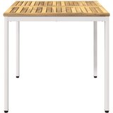  Stol za večeru u vrtu Bijela 80 x 80,5 x 75 cm | shoptok.hr