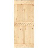  Klizna vrata s priborom za montažu 90 x 210 cm masivna borovina | shoptok.hr
