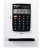  KALKULATOR KOMERCIJALNI 8MJESTA ELEVEN SLD-100NR CRNI | shoptok.hr