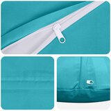  Presvlaka za jastuk 6 pcs HEERLEN Tirkizna Ø 40 cm Poliester | shoptok.hr