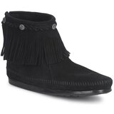 Minnetonka Polškornji HI TOP BACK ZIP BOOT Črna Cene