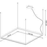  Lestenec NELYA L zlati 3000K, (21348352) | Shoptok.si