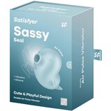 Satisfyer Sassy Seal - zračni irigator klitorisa (turkizna) | Shoptok.si
